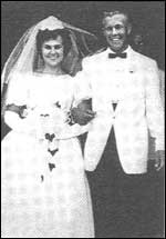 Charles and Kathy on their wedding day